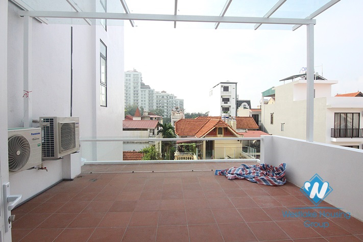 Beautiful large-sized house for rent on Dang Thai Mai, Tay Ho, Hanoi